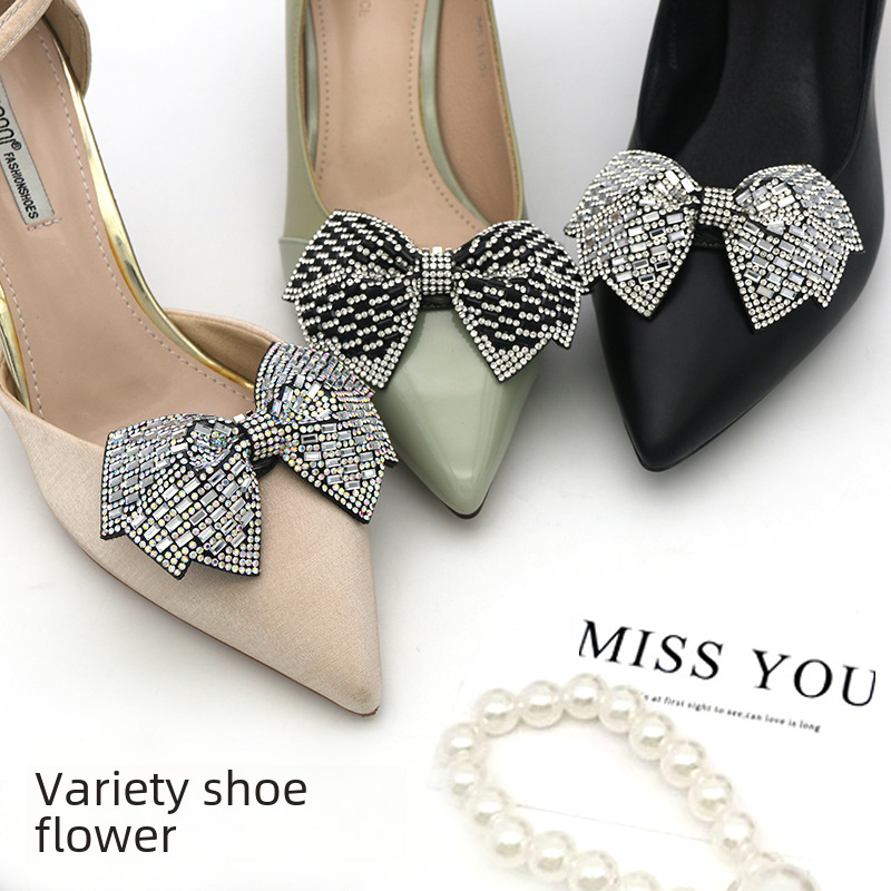 Elegant Shoe Buckle - Pure White