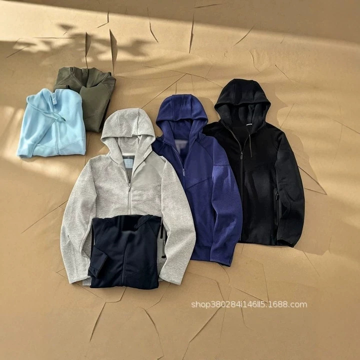 Spring and Autumn Cross-Border Century Collaboration NOCTA Limited Edition Asian-Style Hooded Zip-Up Sweatshirt with Printed Design Spring and Autumn Cross-Border Century Collaboration NOCTA Limited Edition Asian-Style Hooded Zip-Up Sweatshirt with Printed Design