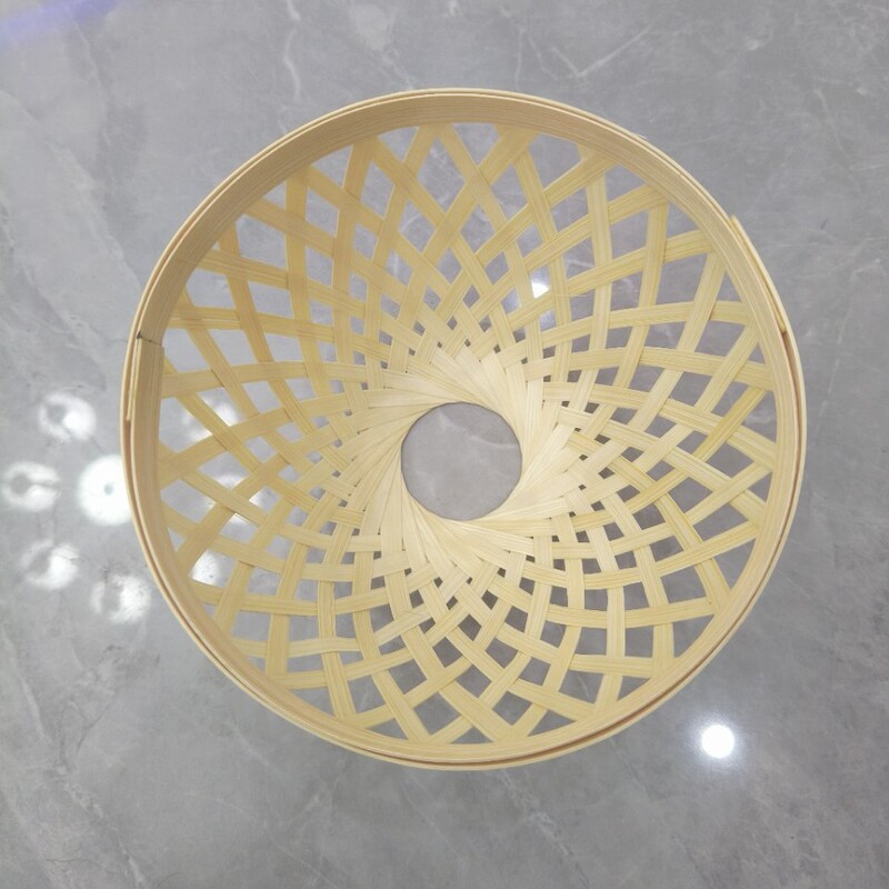 Bamboo Woven Mini Chandelier Chinese Tea Room Lamps Restaurant Hotel Style Hot Pot Restaurant Bamboo Woven Lampshade Wholesale