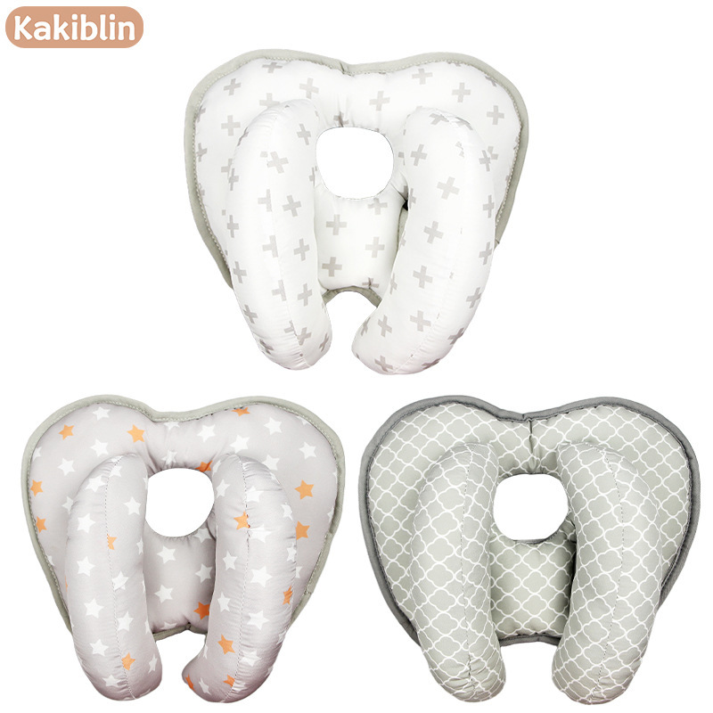 Almohada para el cuello del bebé reposacabezas del asiento de coche para niños almohada para el cuello recién nacido cabeza de cochecito almohada de protección fija