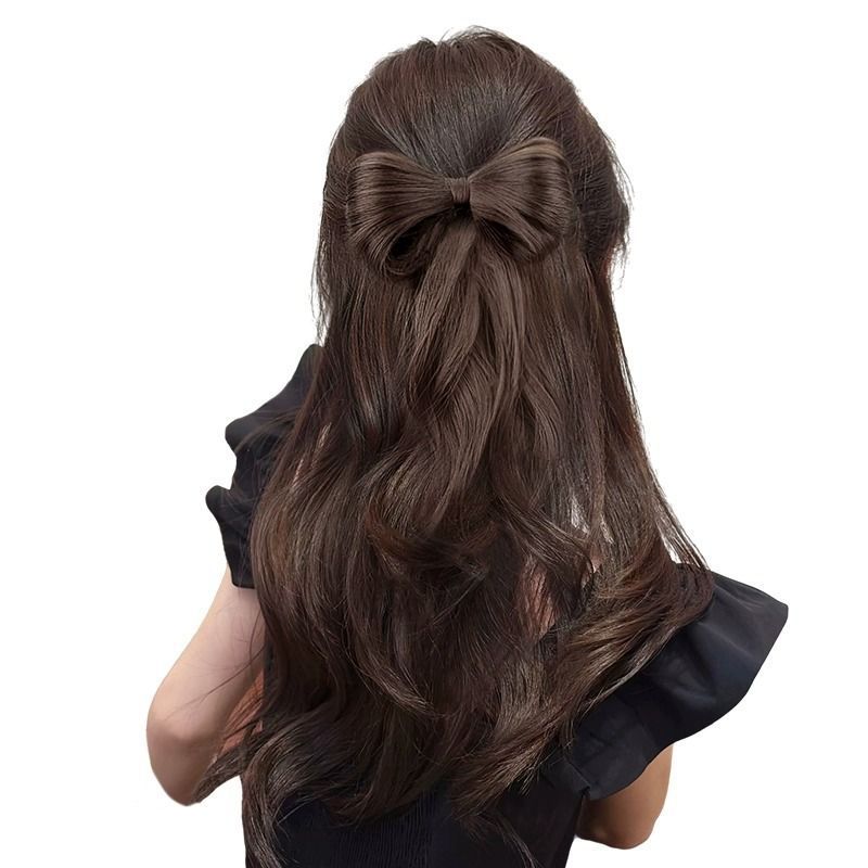 Arco medio lazo alta Cola de Caballo atmósfera pollo pelo trenza clip de pelo bolsa de pelo cabeza de bola Hanfu arco trenza cola de caballo