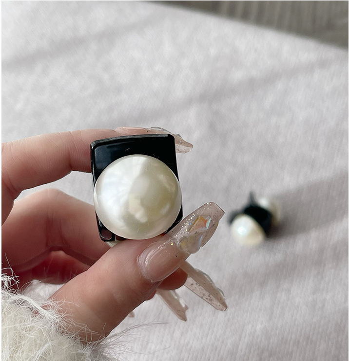 レトロなフランスの両面真珠の小さいつかみの高顔の値の王女の髪の毛のカードの小さい香風のアクセサリの前髪の砕毛のヘアピン|undefined