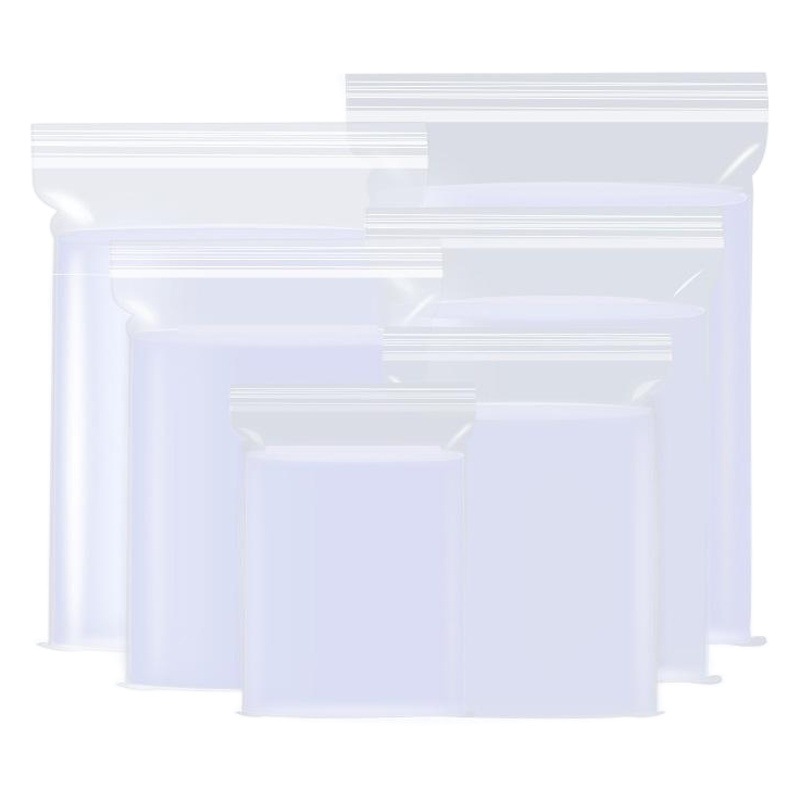 PE bolsa autosellante de plástico engrosada bolsa de sellado de alimentos desechable transparente Almacenamiento de ropa bolsa de embalaje a prueba de polvo bolsa de sellado
