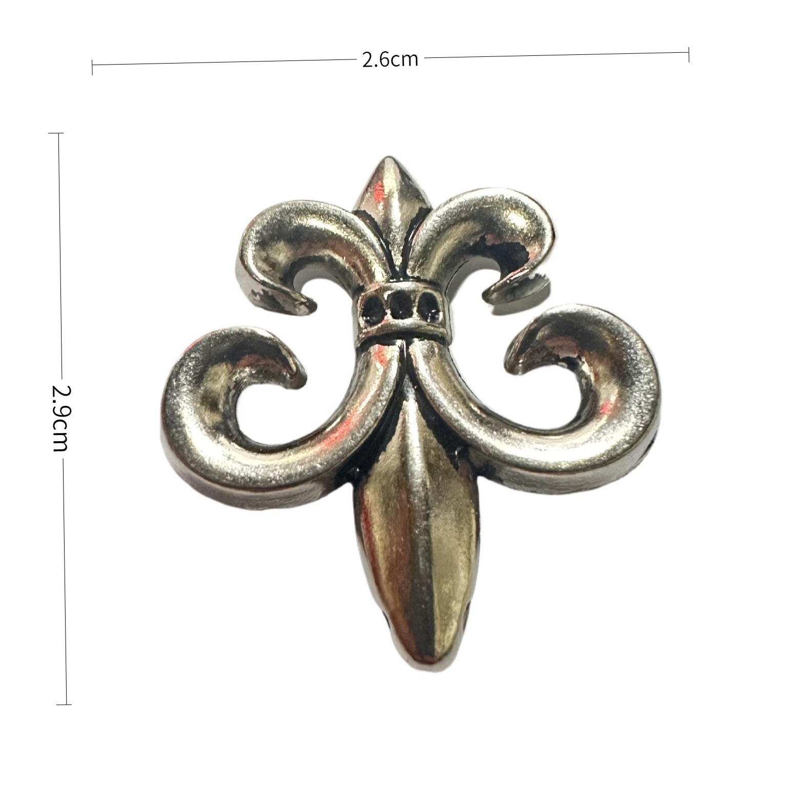 军花手缝双孔扣朋克复古手缝小五金服装鞋帽包包装饰扣