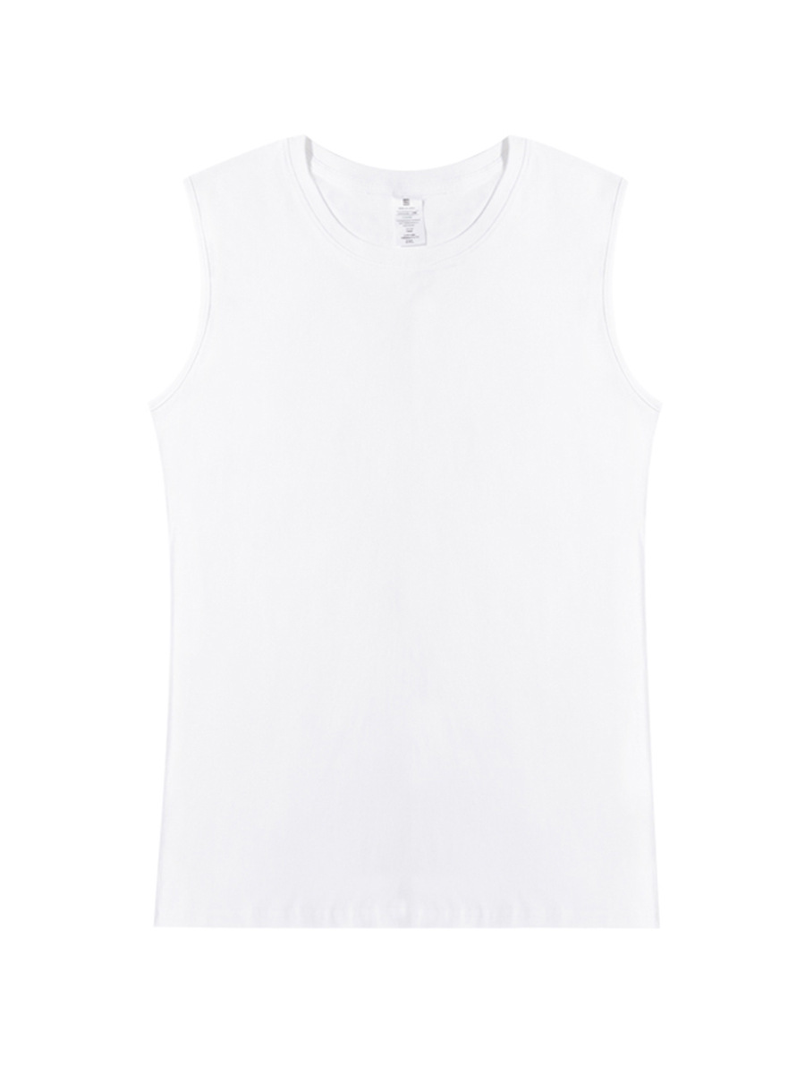 (Cross-border trading), cotton solid T-shirt, vest sleevless, Amazon