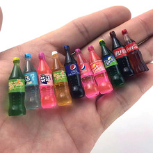迷你屋饮料瓶模型道具摆件仿真树脂立体小瓶子直播微景观布置配件