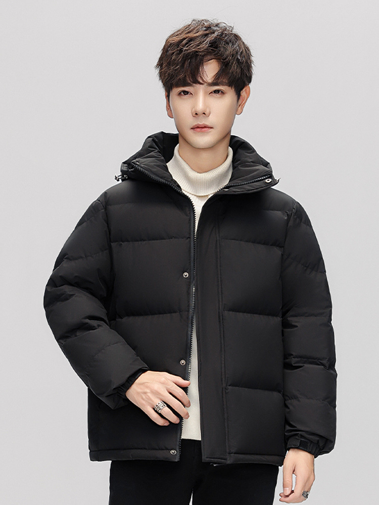 2023 nuevos hombres abajo chaqueta invierno estilo coreano moda pato blanco abajo a prueba de frío ropa de abrigo hombres y mujeres abrigo de invierno