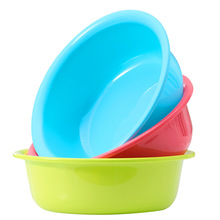 厨房塑料脸盆家用学生洗脸盆加厚洗衣盆新生儿浴盆超市水盆洗面盆