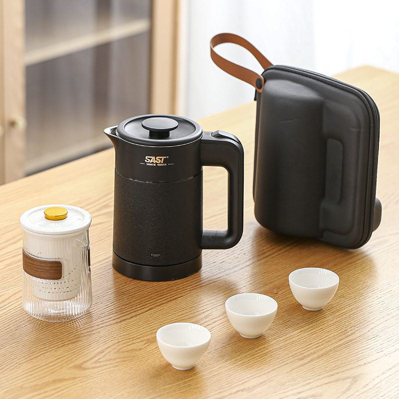 Handheld tea set for traveling