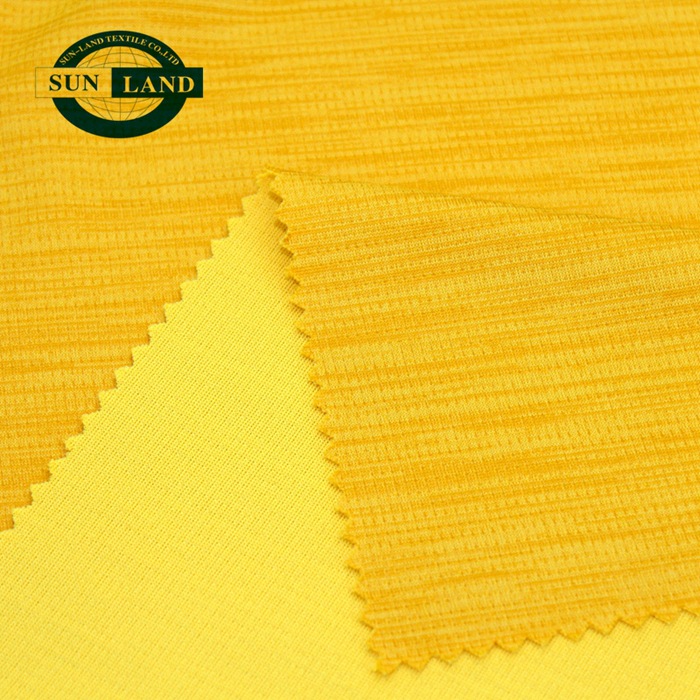 遮热阳离子方格针眼布 阳涤双色网眼布  运动休闲T恤针织布 网眼