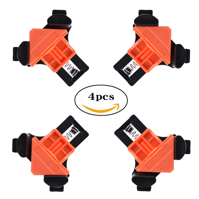 4pcs木工直角夹相框夹画框夹直角固定器工具木工夹90度固定直角夹