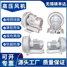 RB高压漩涡风机 5.5KW抽吸两用防爆鼓风机 真空吸料高压涡旋风机