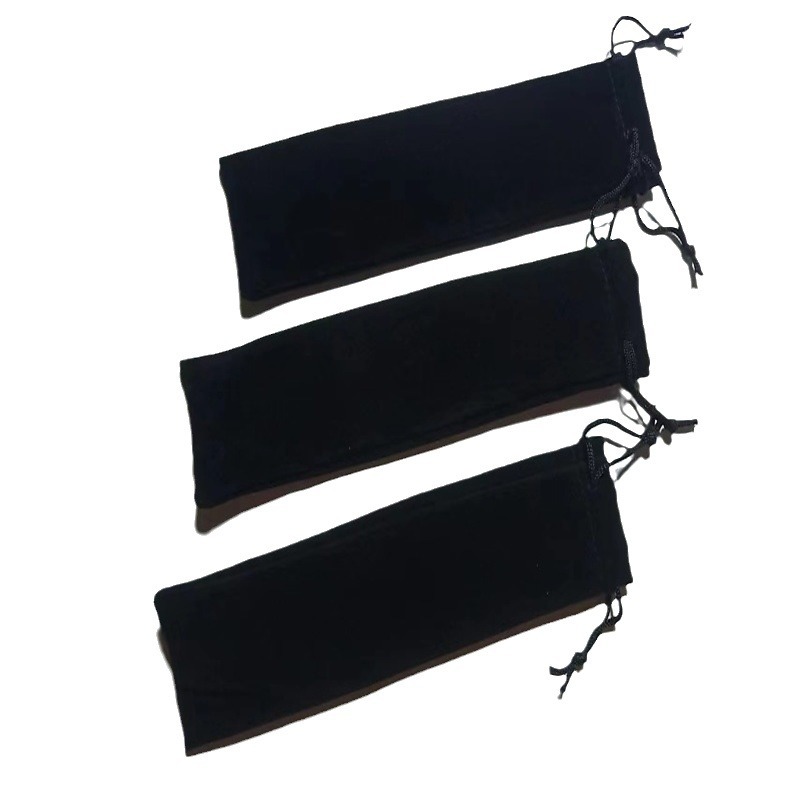 Velvet Drawstring Bag Harmonica Bag Drawstring Velvet Bag Recorder Bag Stand Pen Bag Manufacturer Custom-Made Gift