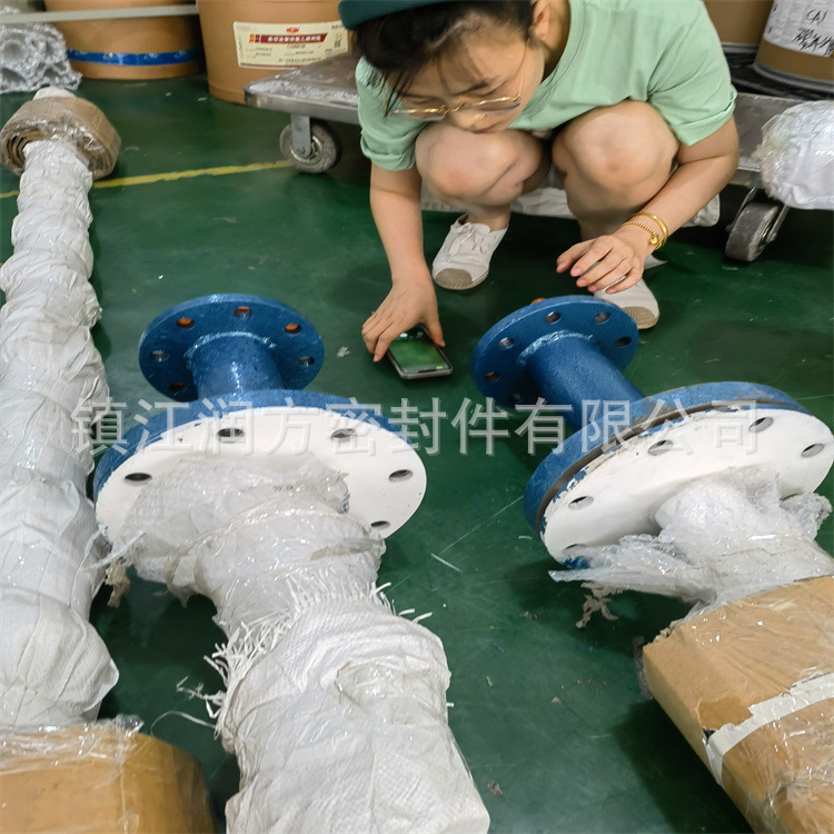 聚四氟乙烯钢衬插入管，四氟插入管，PTFE插入管道