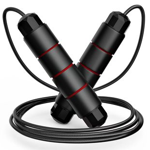 Cross-border Amazon load-bearing steel wire bearing rope skipping fitness students rope skipping wholesale high school entrance examination professional racing rope skipping