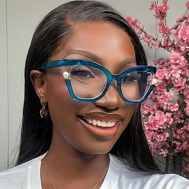 65g Weight Full rim frame Glasses Structure Glasses Classification PC Lens Material Casual, Holiday, Outdoor Occasion Geometric Pattern Women's Gender Y2K, IG Style Style Y2K IG Style Geometric PC Full Rim Frame Optical Glasses 2