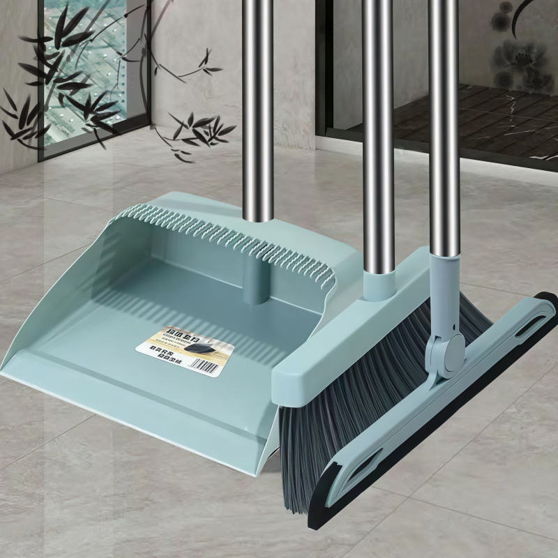 【Simple Kiss】Broom and Dustpan, Household Magic Broom, Soft-bristled Cleaning Mop and Broom 【Simple Kiss】Broom and Dustpan, Household Magic Broom, Soft-bristled Cleaning Mop and Broom