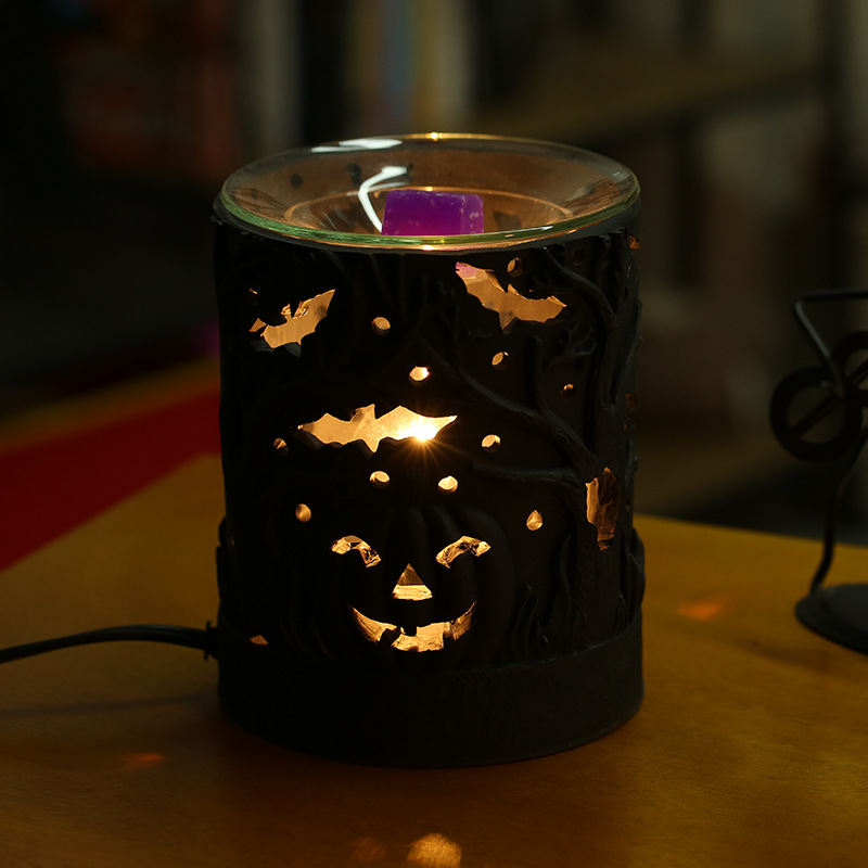 香薰融蜡灯-鬼脸款 咖啡厅饮品店柜台香薰摆件灯窗台露台微景观灯