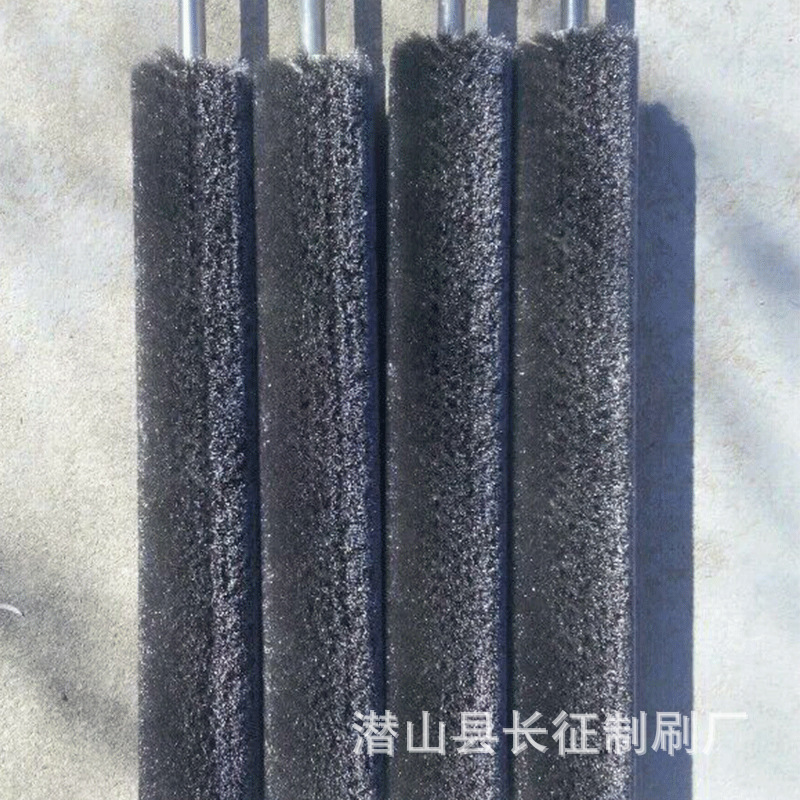 メーカー卸売研磨鋼線ローラーブラシステンレス鋼研磨鋼線ブラシロール巻き銅線鋼線ブラシロール|undefined
