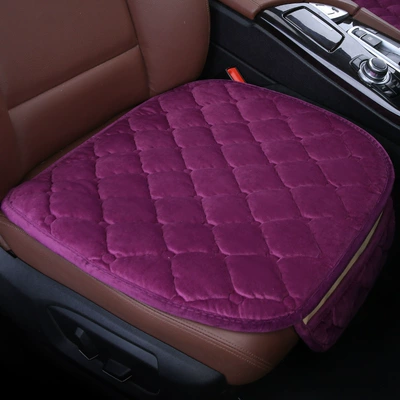 Seat Cushion Ultra Short Velvet: Seat cushion, seat cover - purple