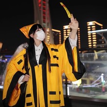 万圣节道士服道服道袍长袍套装古装林正英同款衣服太极八卦演出服