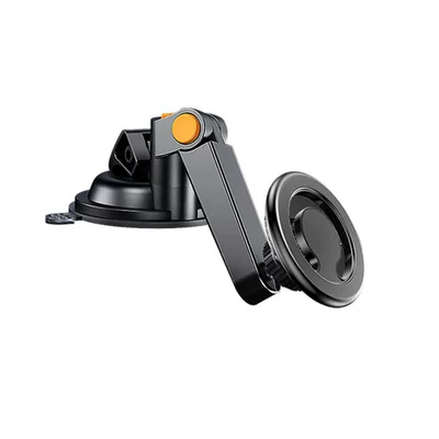 car folding air outlet instrument: Car phone holder - suction-cup-2-round-iron-pieces-d19-silver