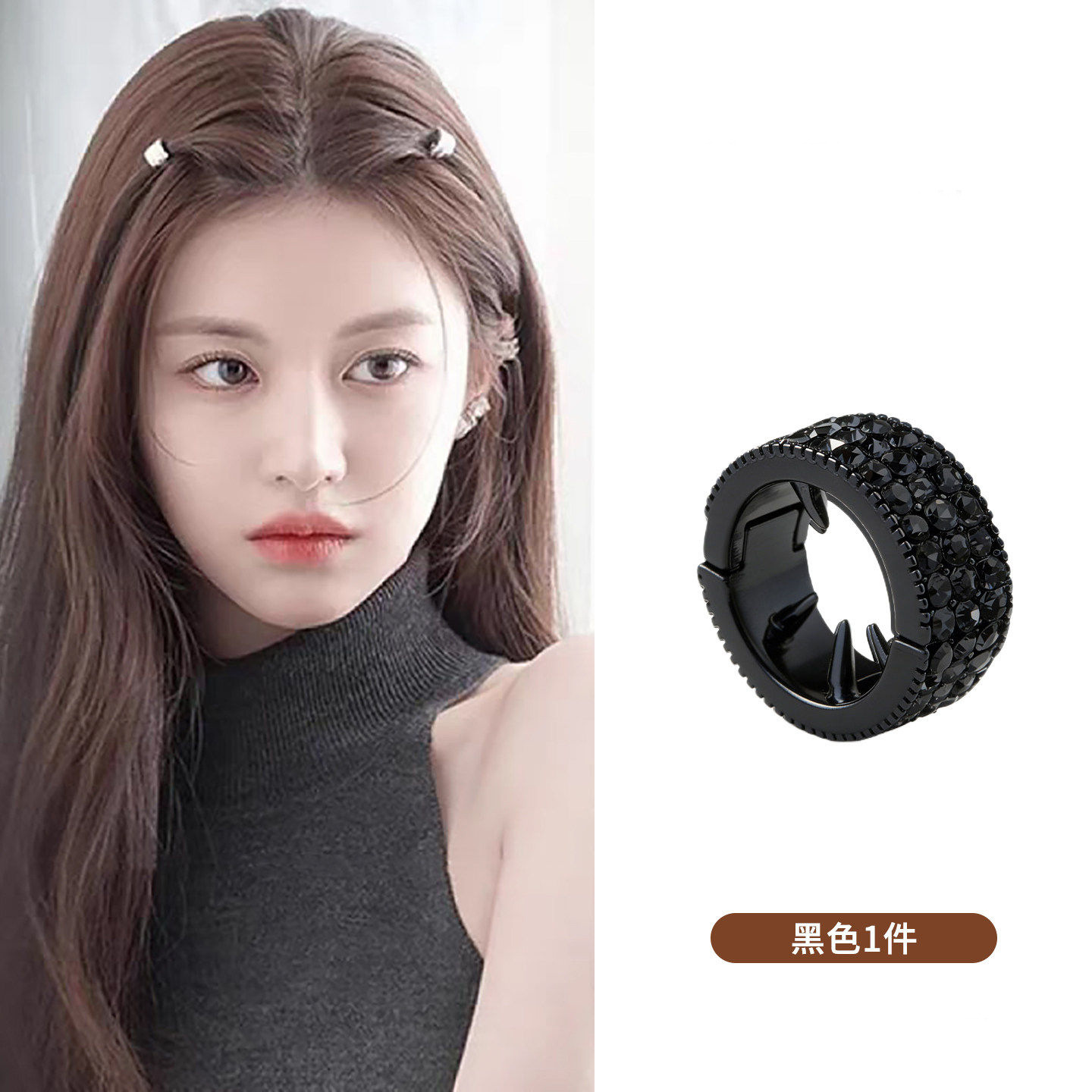 Lindo, dulce y sin marcas de horquillas en la frente de la mujer, Liu haijia, pinzas de boca de pato, clips de pelo roto en el lado del tocado de la tarjeta de pelo. image 280