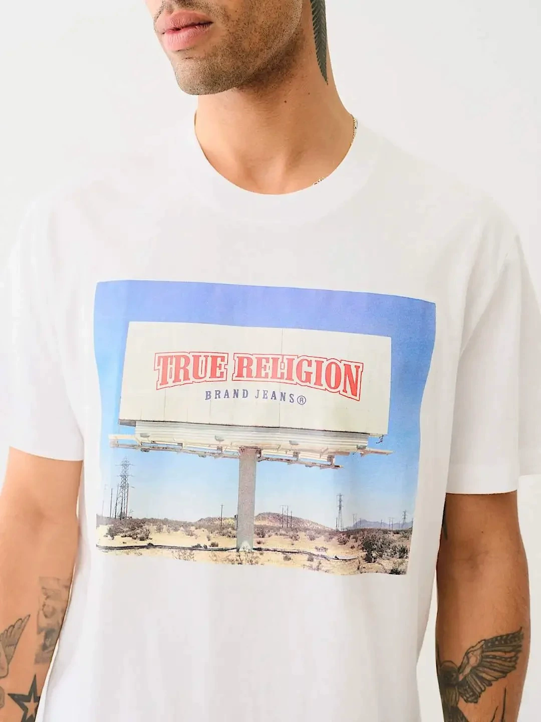 Футболка True Religion женская, короткие рукава, мужская винтажная повседневная