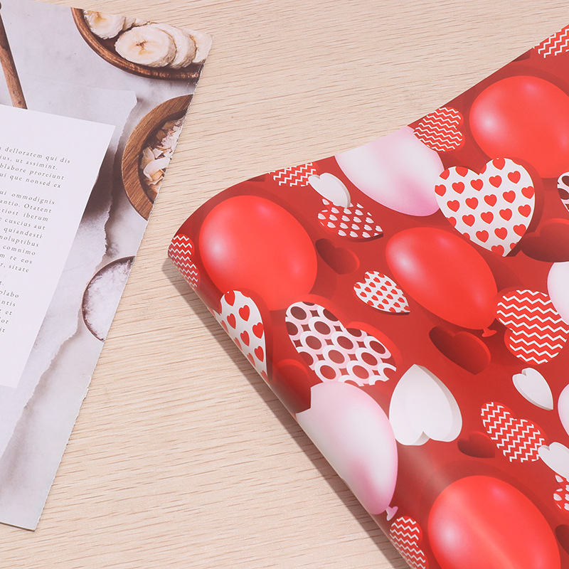 51*74CM flores y plantas amor Día de San Valentín Día de San Valentín Día de la madre Día de la madre Regalo de cumpleaños Caja de regalo de decoración Papel de regalo