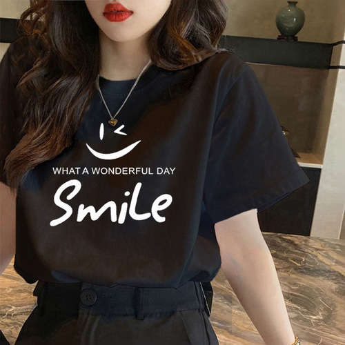 Klein Blue T-shirt for Women Short Sleeve 2025 Summer New Arrival European Style Fashionable Regular Shoulder Super Hot Top Round Neck Versatile Ins