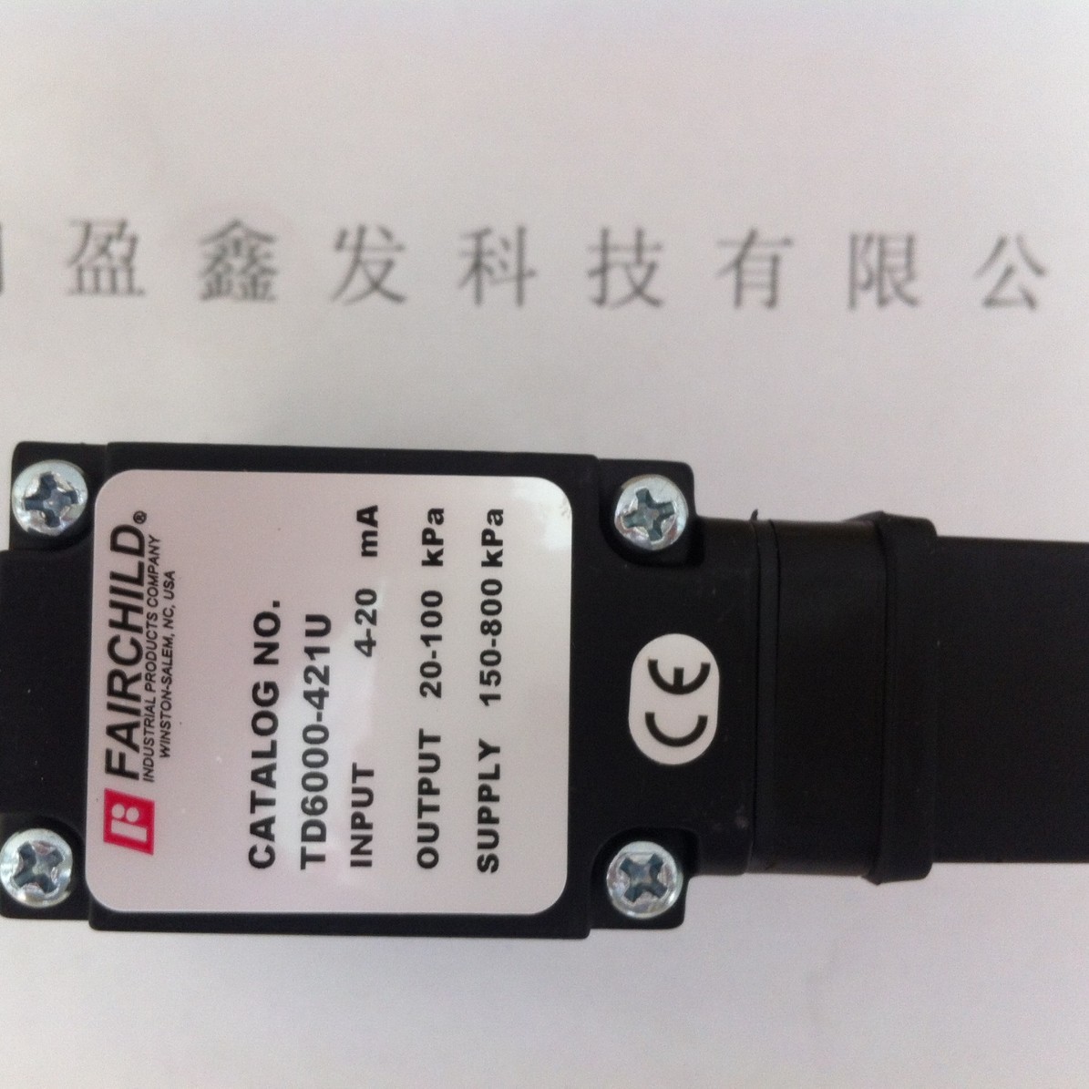 原装美国仙童FAIRCHILD气动元件转化器TD6000-421U气动机械阀