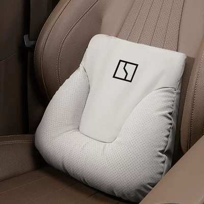Headrest | Headrest and Neck Pillow - lumbar-support-off-white