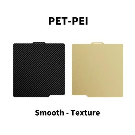 Accesorios de impresión 3D de placa PEI P1S impresora A13D de alta temperatura X1C placa de acero de resorte resistente a la absorción magnética de bambú