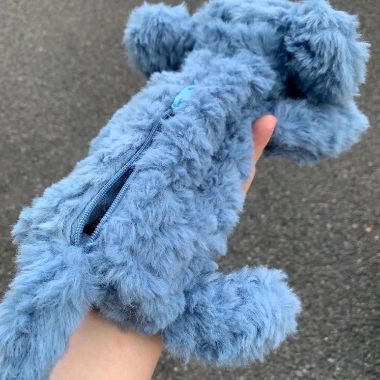 インス風かわいいぬいぐるみピーターラビット人形鉛筆バッグカレッジスタイルソフトかわいい癒しの動物文具収納袋|undefined