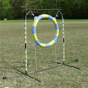 Metal Frame Jump Ring Police Dog Physical Agility Training Equipment European Standard Dog Training Equipment Pet Supplies