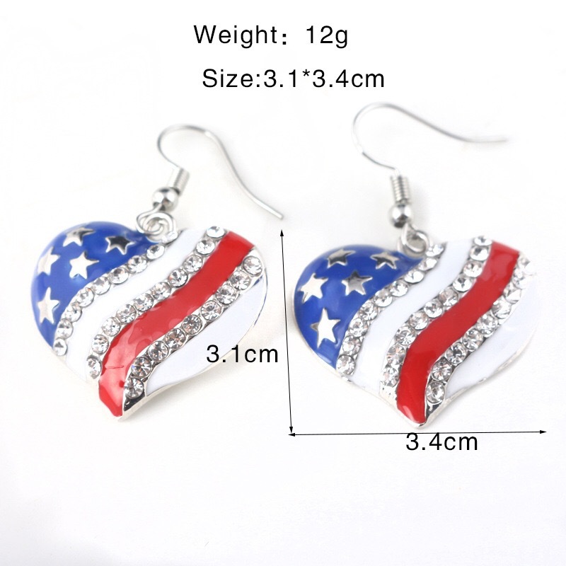 10g Weight 925 Sterling Silver Ear Needle Material Drop Earrings Classification 1 Pair Quantity Holiday, Daily Occasion Zinc alloy Material Independence Day Festival Heart Shape, Butterfly Pattern Women's Gender Classic Style Style Classic Style Heart Shape Butterfly Zinc Alloy Drop Earrings For Women's Holiday Daily 2