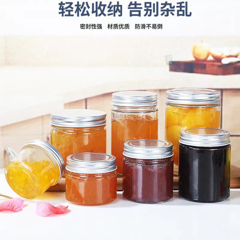 直通耐高溫直玻璃瓶果醬瓶燕窩醬菜玻璃瓶燭台杯罐頭瓶龜苓膏瓶