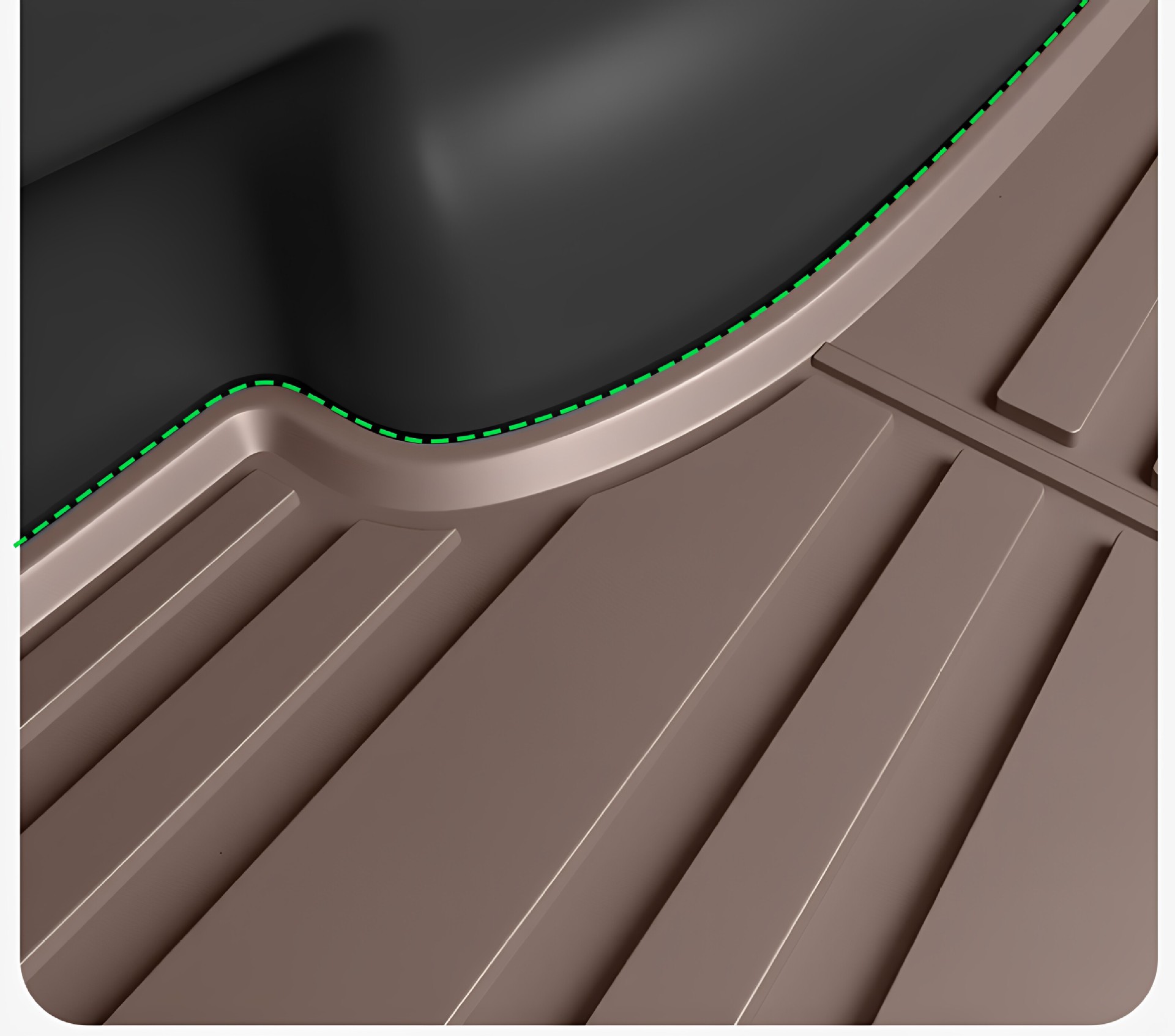 Suitable for Ideal I6/L6/L7/I8/L9/L8 Front and Rear Trunk Mats, Tpe Car-Specific 26 New Model Trunk Mats