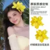 Yellow hairgrip floral