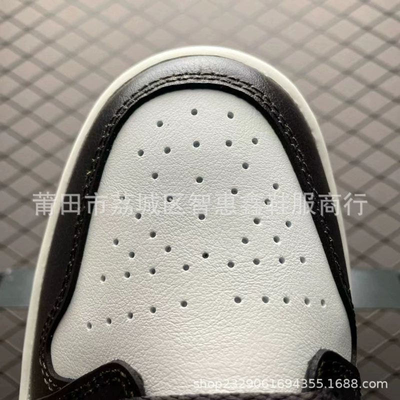 Air Jordan 1, низкие кофейные спортивные кроссовки для досуга мужчин и женщин для любимого