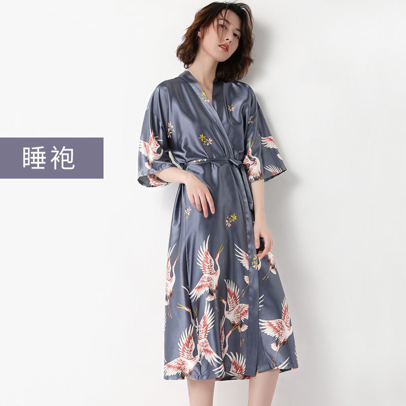 여성용 싱글 가운 그레이 580