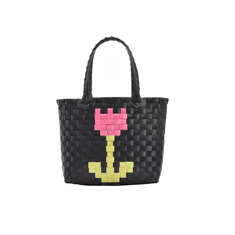 Bolso Portátil De Flores Tejidas A La Moda display picture 25