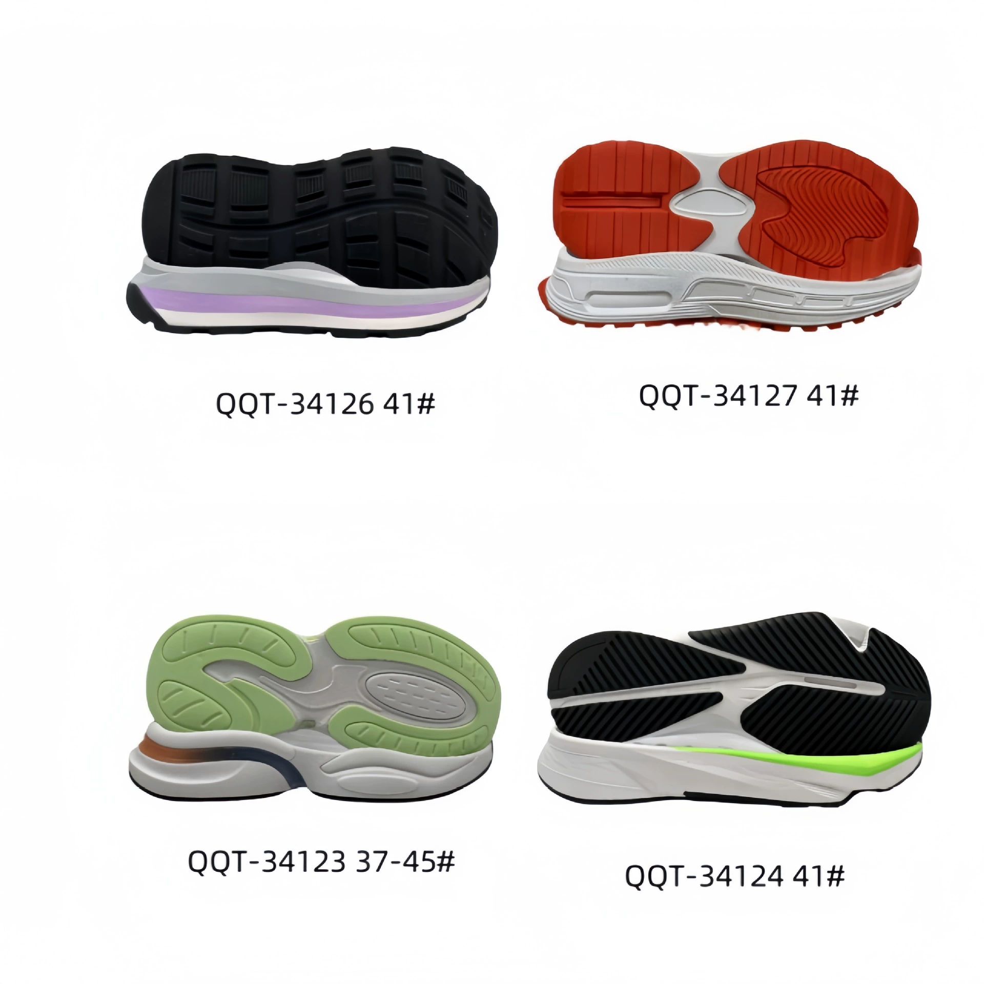 Попкорн спорт повседневная подошва бадминтон пляжная обувь скейтборд подошва Sports Casual Sole