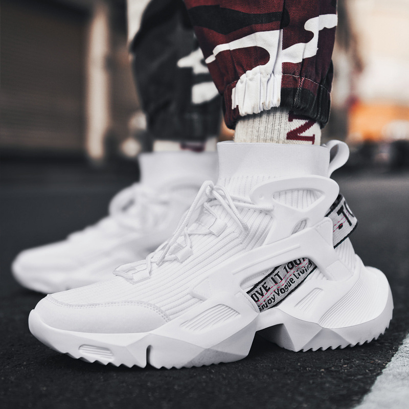 Cross-Border Men's Basketball Shoes, Popular Thick-Soled Sports Dad Shoes, New High-Top Spring Casual Trendy Shoes Cross-Border Men's Basketball Shoes, Popular Thick-Soled Sports Dad Shoes, New High-Top Spring Casual Trendy Shoes