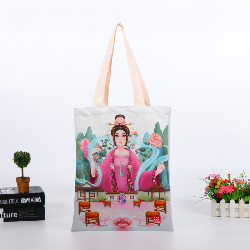 礼品宣传棉布袋加厚服装购物帆布袋学生单肩手提袋批发收纳环保