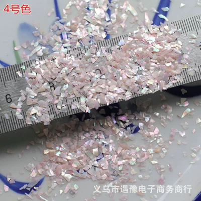 art irregular shell sequins – Dırnaq bəzəkləri - color-no-4-10-grams