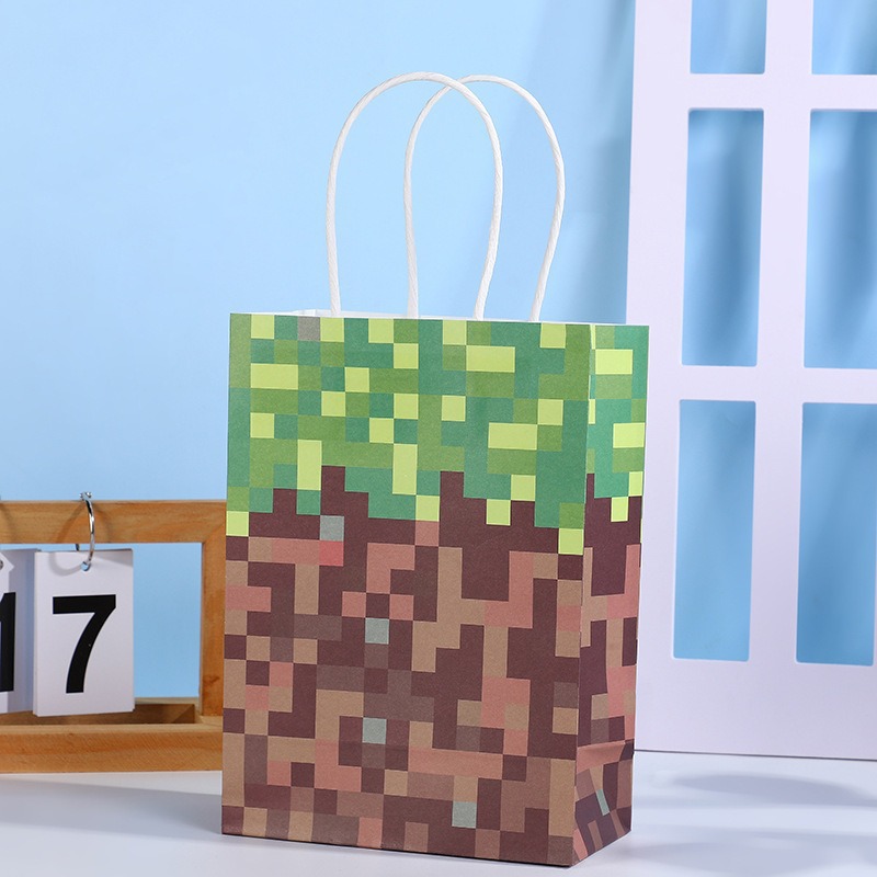 Bolsas de regalo de cumpleaños, bolsas de cartón cartón, bolsas de embalaje para llevar, bolsas de embalaje de regalo de fiesta para niños, bolsas de mano