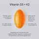Cross-border Hot Products Vitamin K2 D3 Soft Capsule Vitamin K2 D3 Source Manufacturers Support OE M Brand
