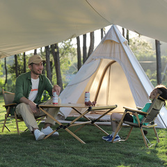 SunnyFeel Kermit Chair Outdoor Camping Picnic Folding Chair Low Back Convenient Lightweight Camping Chair