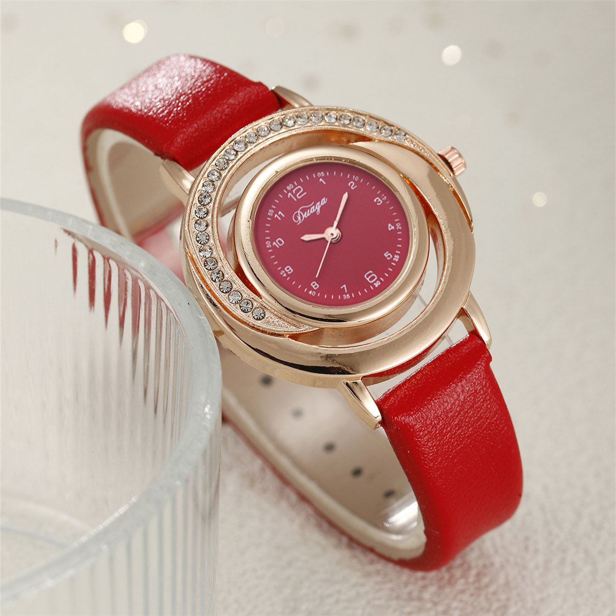 Elegant Geometric Buckle Quartz Women's Watches display picture 6